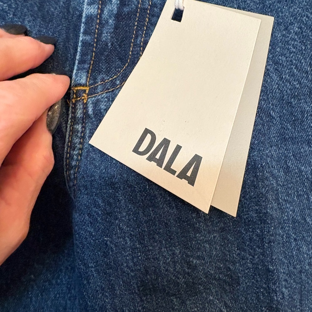 Women's Flat Blue Starch Jeans sz 24 - Picture 2 of 12